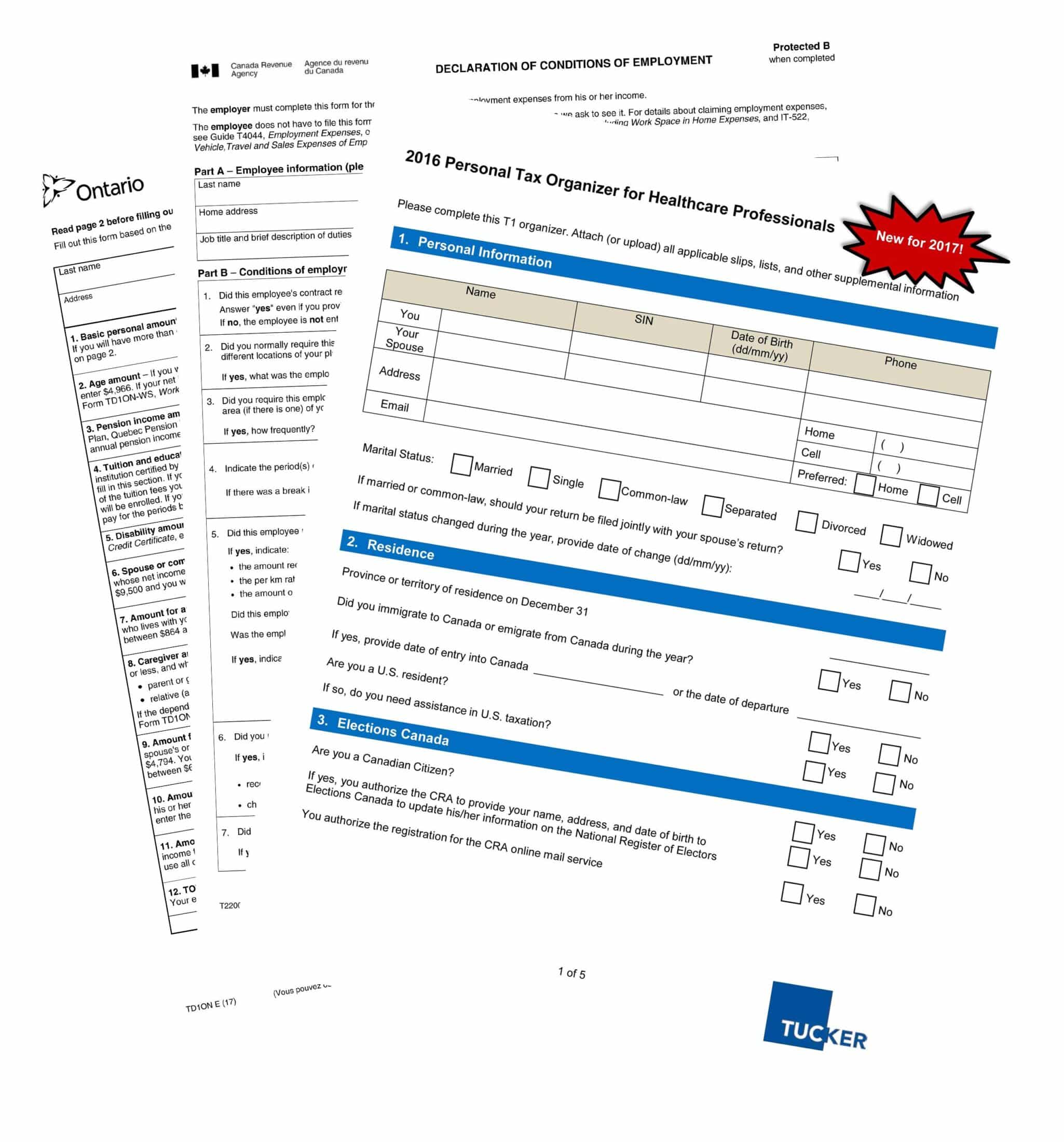 tax forms and documents