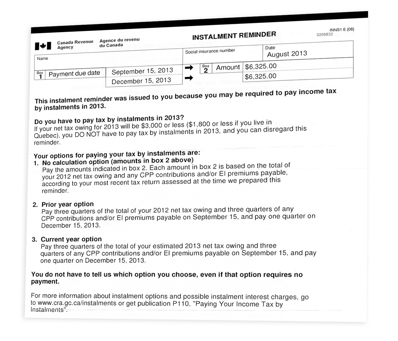 What Is Included In Instalment Income